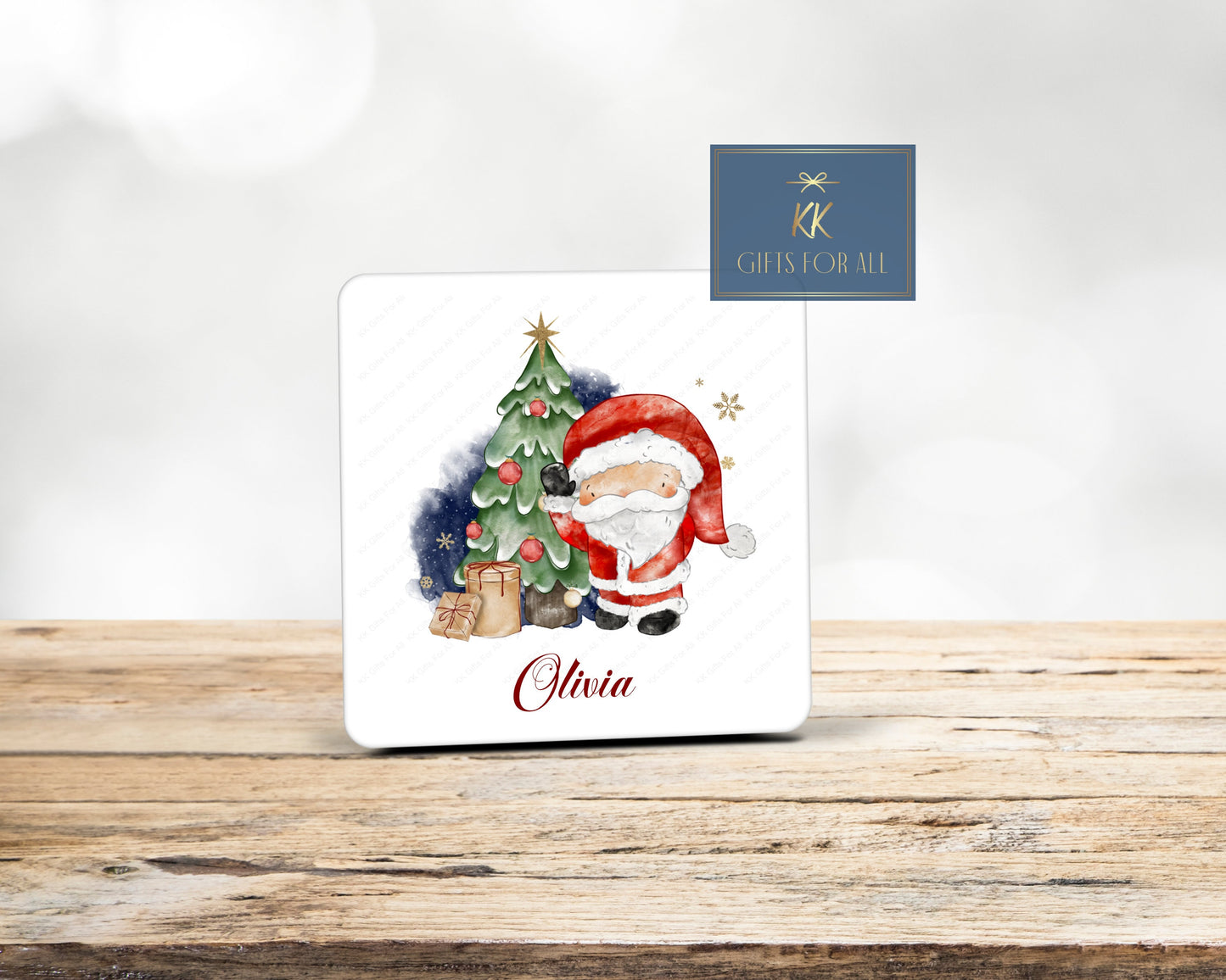 Personalised Christmas Cocoa Mug, Santa Hot Chocolate, Children And Adult Christmas Mug