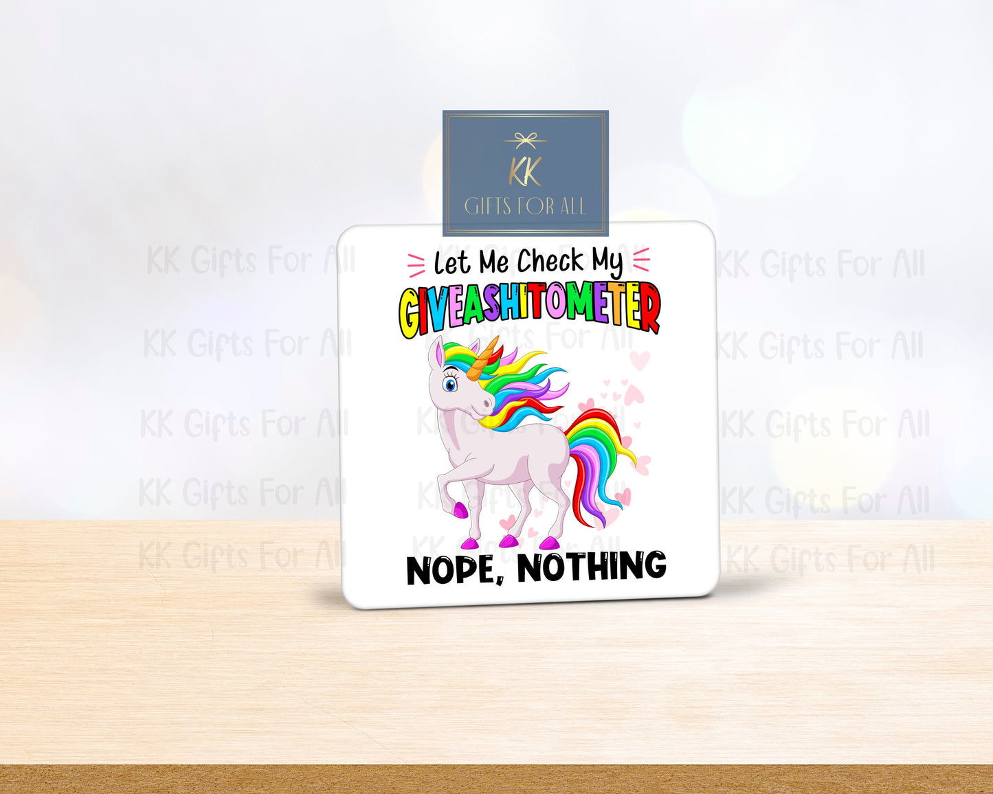 Funny Birthday Gift For Friend, Unicorn Gifts For Women, Adult Humour Female, New Office Gift, Mug And Coaster Set, Adult Unicorn