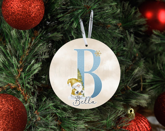 Personalised Christmas Gonk Ornament, Gnome Family Keepsake Tree Decoration