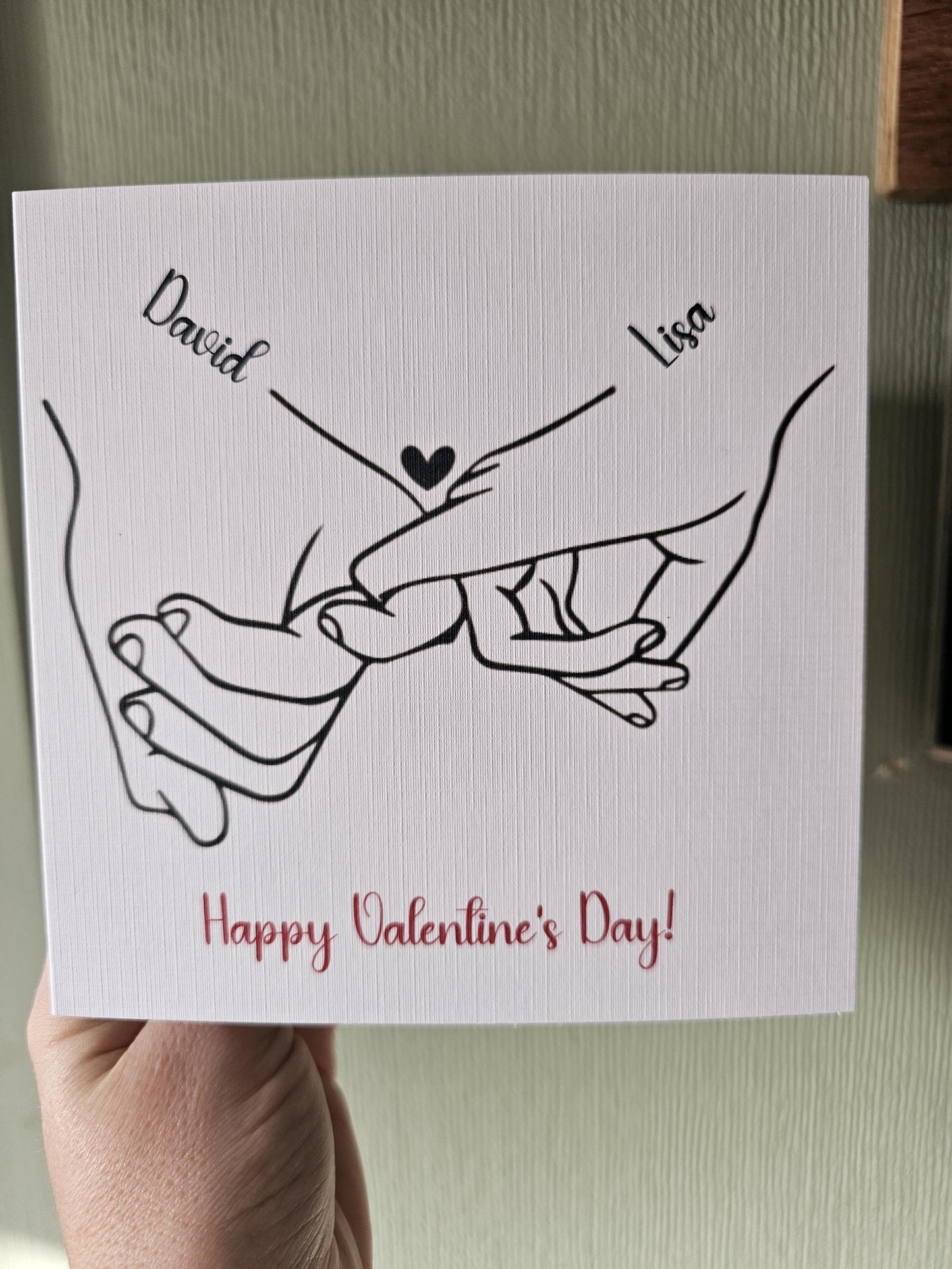 Personalised Valentine's Day Card, Card For Wife Husband Girlfriend Boyfriend, Sentimental Valentines Day Card