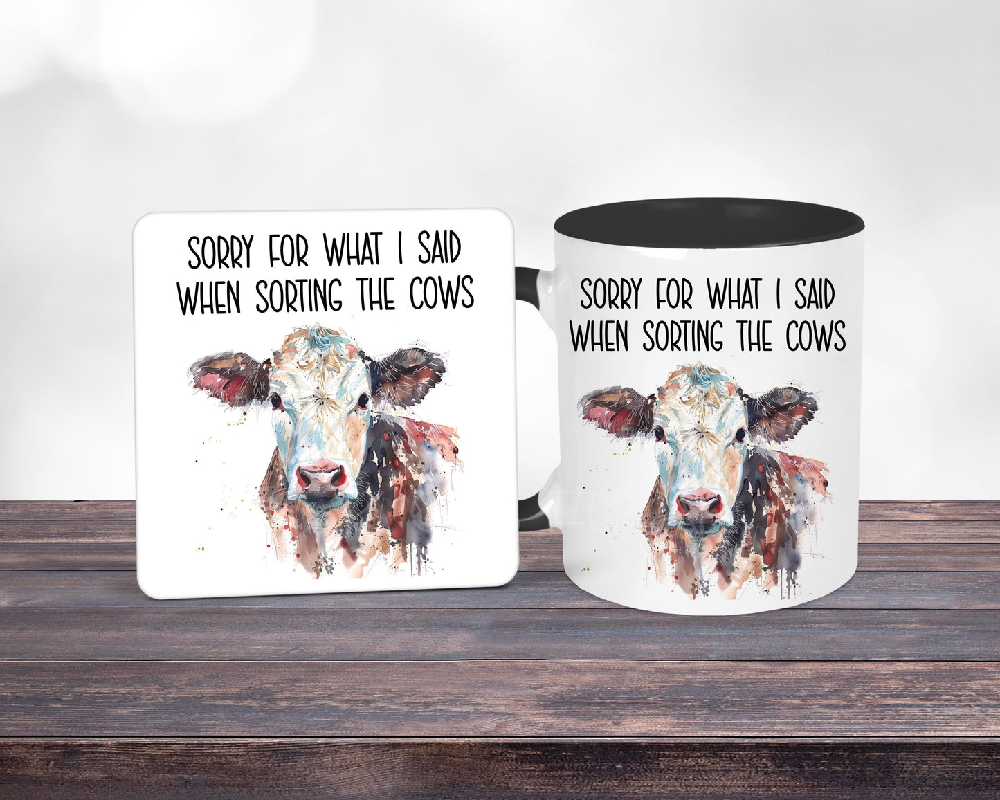 Funny Cow Sorting Mug, Sorry For What I Said When Sorting Cow, Gift For Farmer