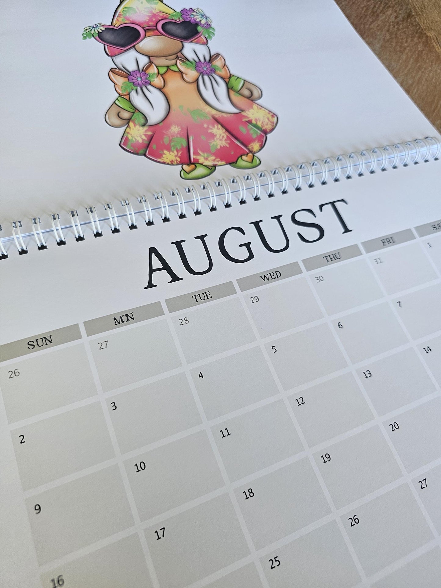 2026 Gonk Calendar, Gonk Gnome 2026 Calendar, Cute Gonk Wall Calendar, Christmas Gifts Gonk Lovers