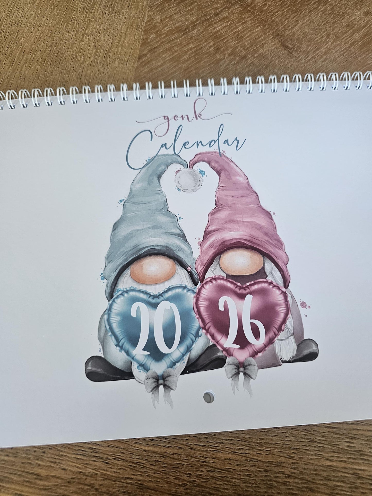 2026 Gonk Calendar, Gonk Gnome 2026 Calendar, Cute Gonk Wall Calendar, Christmas Gifts Gonk Lovers