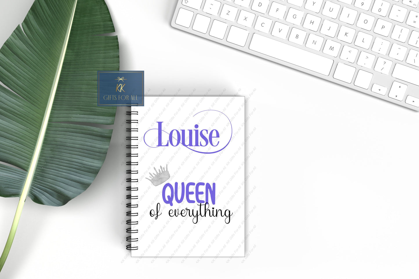 Queen Notes, Choice of 3 colours, Crown Notebook, Gift For Mum, Birthday Gift For Her, Personalised Notepad, Leaving Gift, Divorce Gift Note