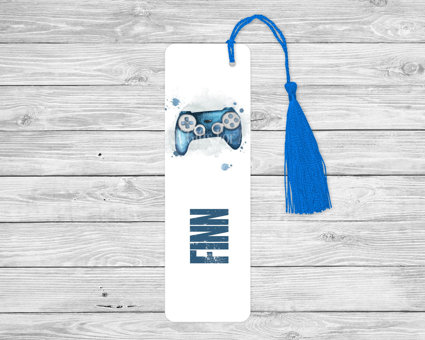 Personalised Gaming Bookmark For Young Boys Letterbox Gifts Reading Lover Gift