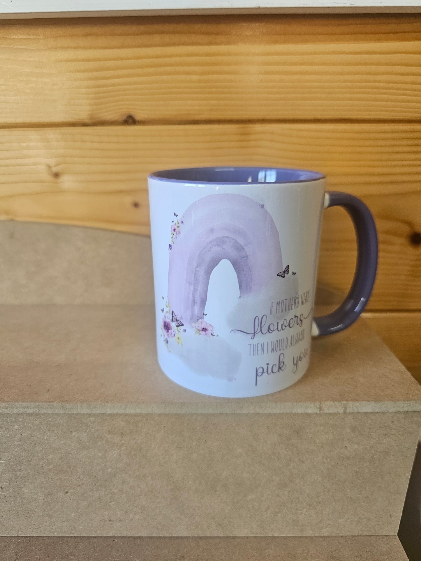 Purple Mum Ceramic Mug