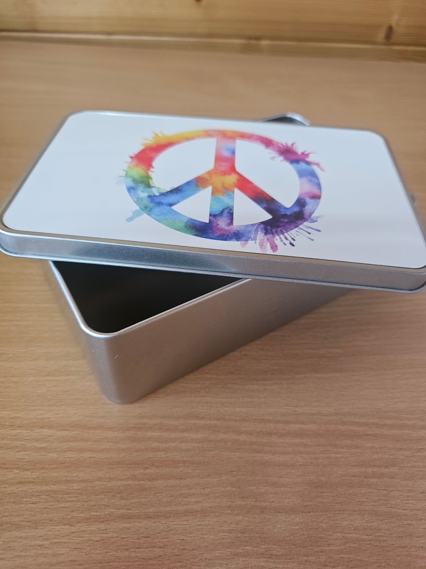 Peace Silver Tin